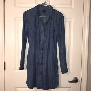 Chambray Shirt-Dress